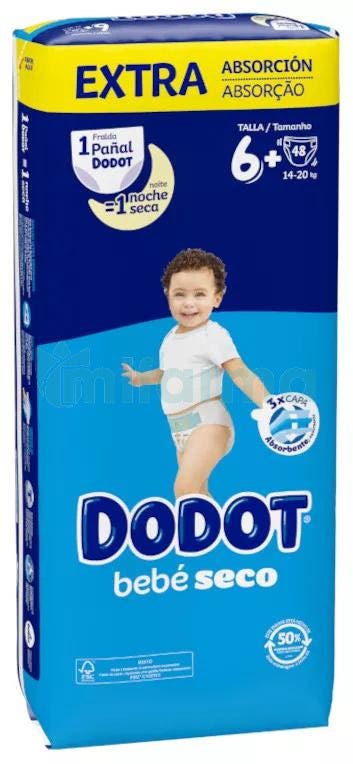 Dodot Baby Dry Extra T5 Pañales (12-17 kg) 56ud