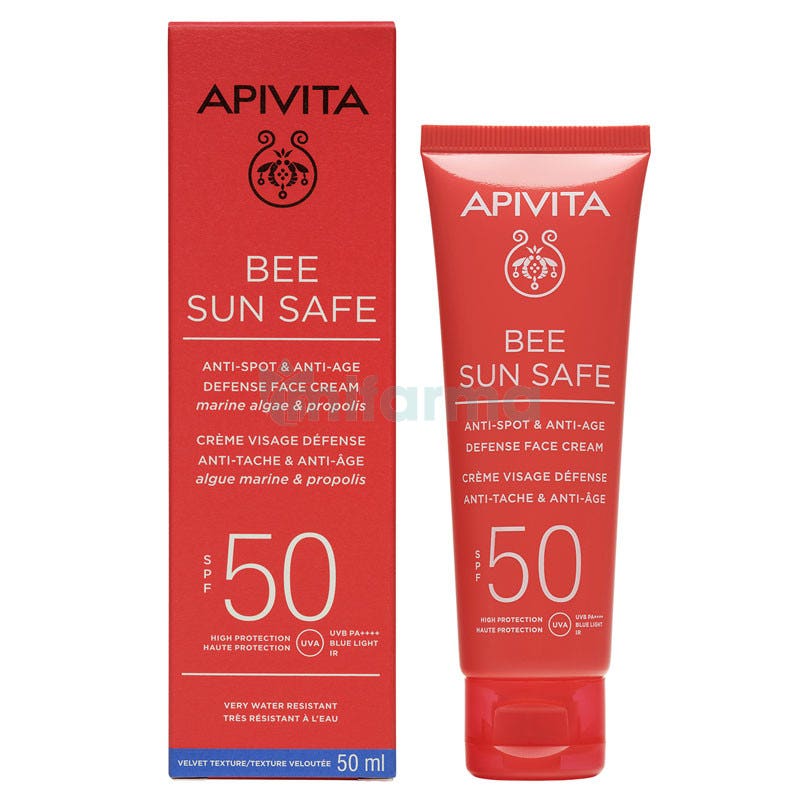 Apivita Suncare Crema Solar Facial Antimanchas SPF50 50 ml