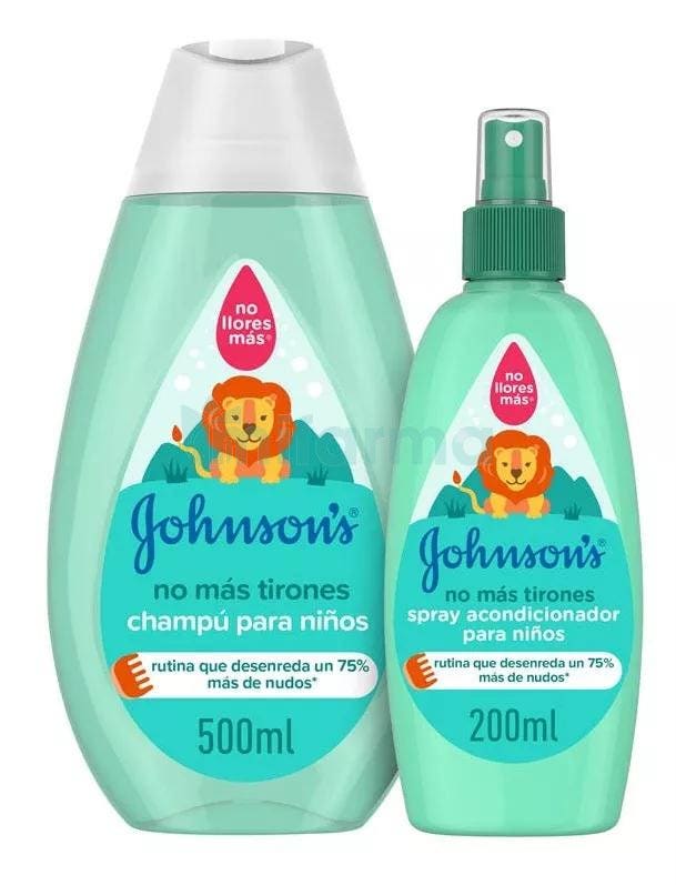 Johnson's Baby No Mas Tirones Champu 500 ml Acondicionador 200 ml