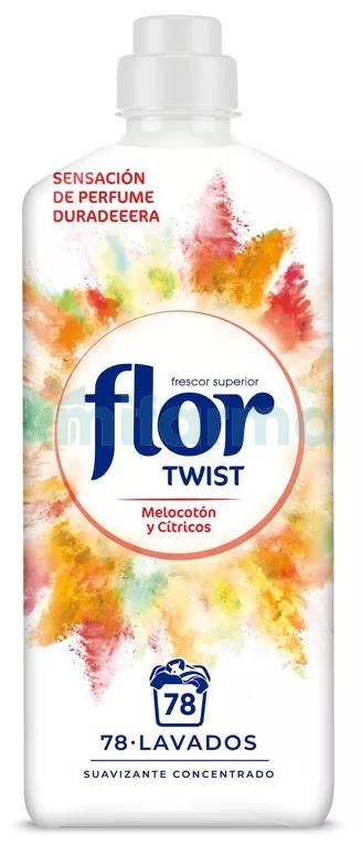 Flor Twist Suavizante Concentrado Melocoton y Citricos 78 dosis