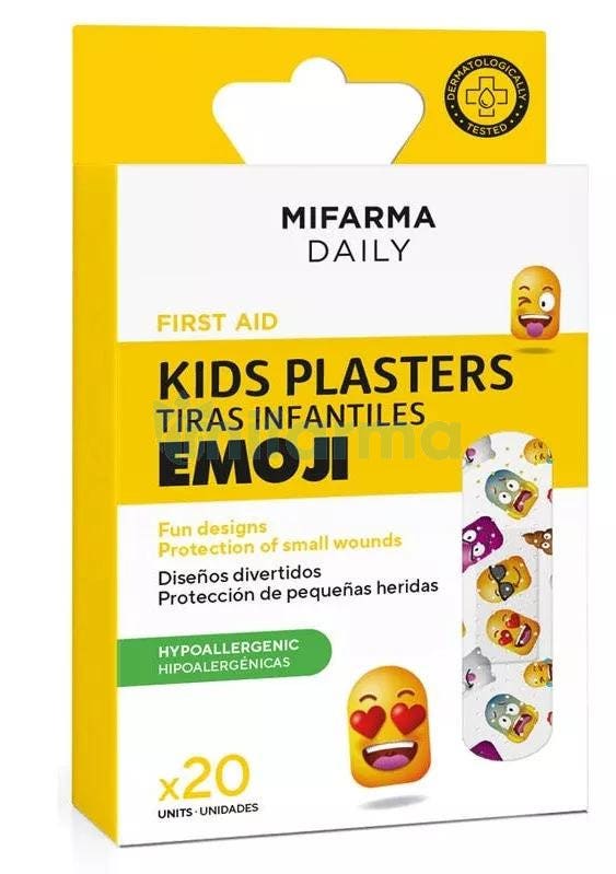 Mifarma Daily Tiras Plasticas Ninos Emoticonos 16 uds