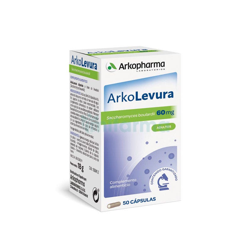Arko-Levura Saccharomyces Boulardii 50 Capsulas