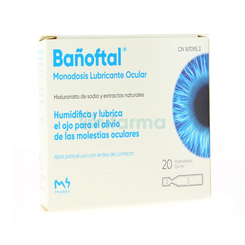 Banoftal Monodosis Lubricante Ocular 20uds