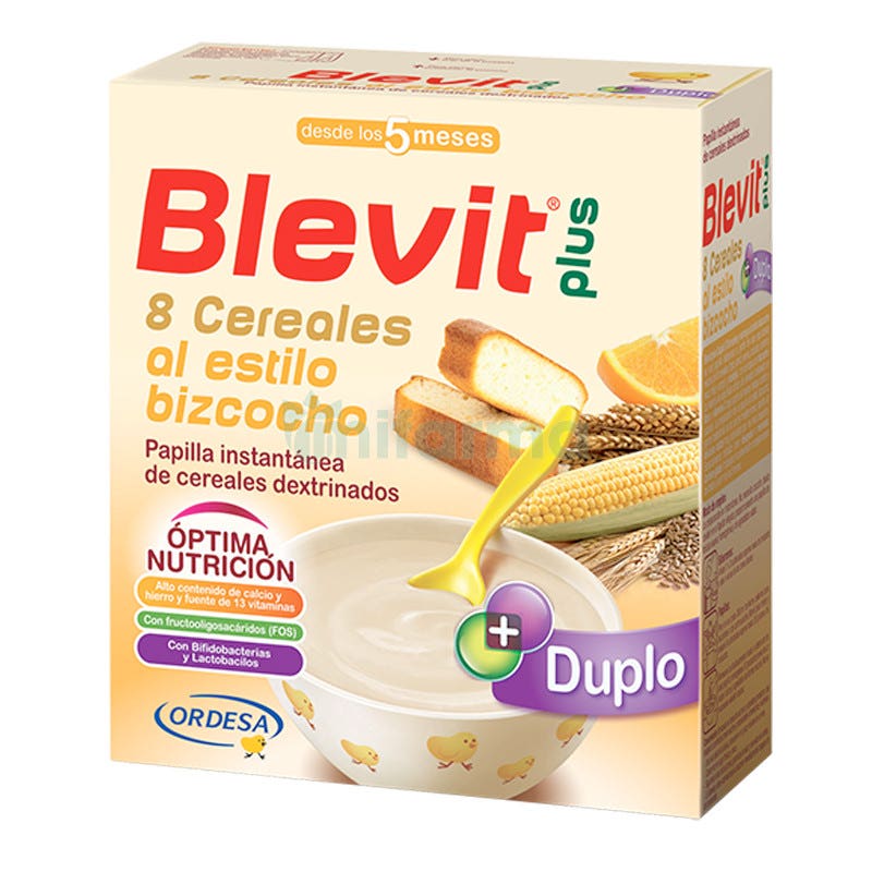 Blevit Plus 8 Cereales Estilo Bizcocho 600gr