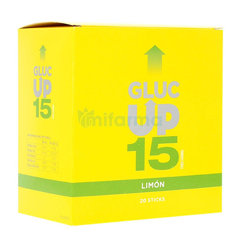 Gluc UP 15 Limon 20 Sticks