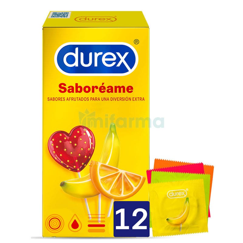 Durex Pleasurefruits Saboreame 12 Preservativos