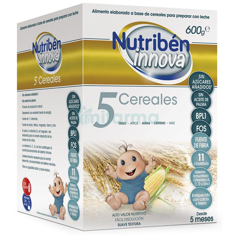 Papilla 5 Cereales Nutriben Innova 600 g
