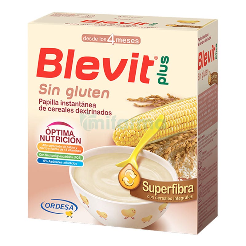 Blevit Plus Superfibra Sin gluten 600 Gramos
