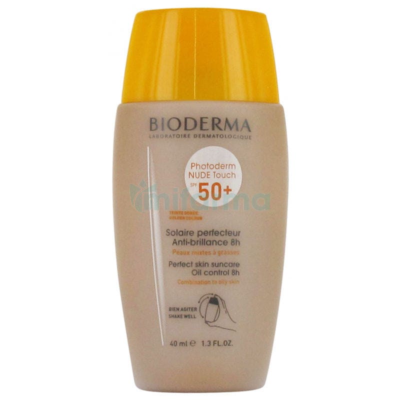 Bioderma Photoderm Nude Touch SPF50 Color Dorado 40ml