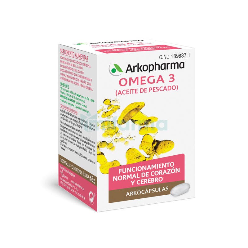 Arkopharma Arkocaps Omega 3 100 Capsulas