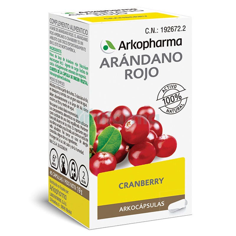 Arkopharma Arkocapsulas Cranberry 45 Capsulas