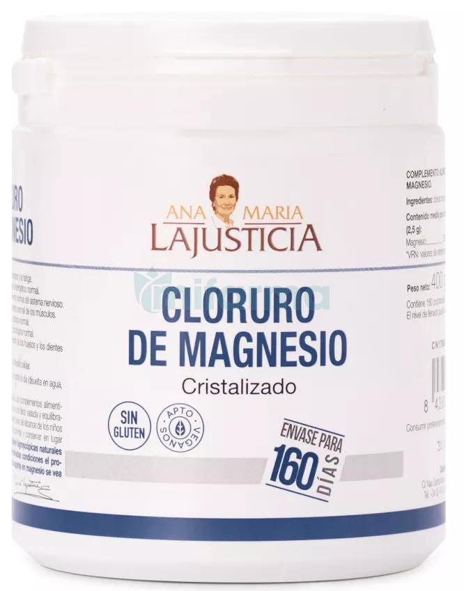Cloruro de Magnesio 400 Gramos Ana Maria LaJusticia