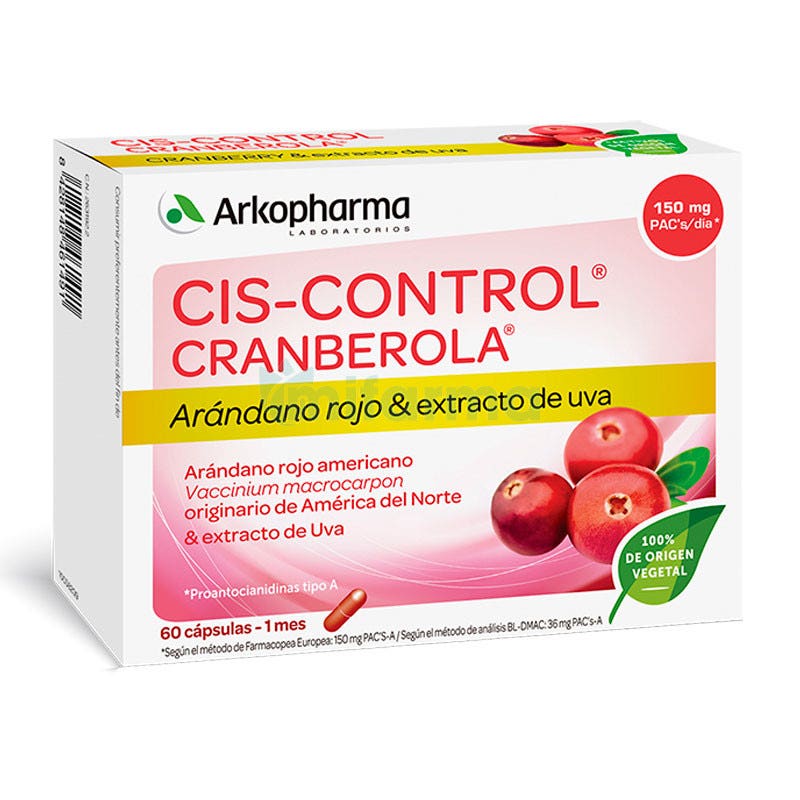Arkopharma Cis-Control Cranberola 60 Capsulas