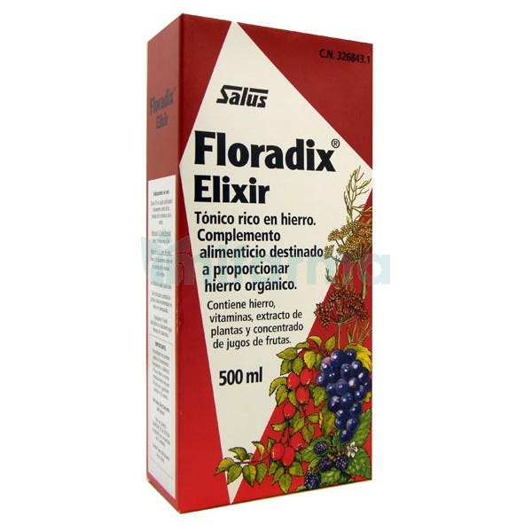 Floradix - Elixir Hierro Vitaminas 500ml