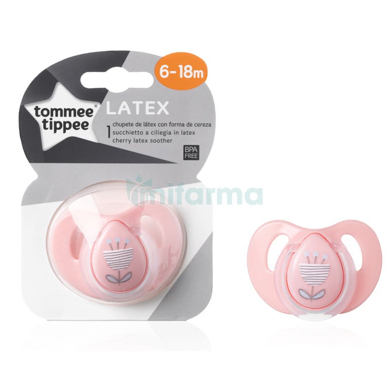 Tommee Tippee Chupete Latex 6-18m Rosa
