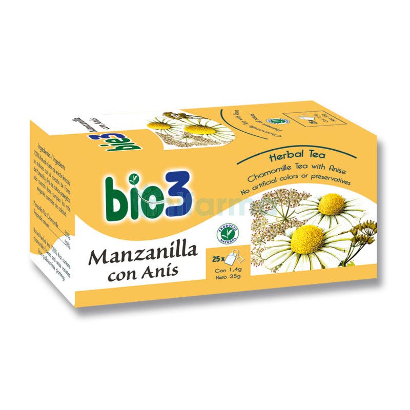 Bie3 Manzanilla con Anis 25 Bolsitas