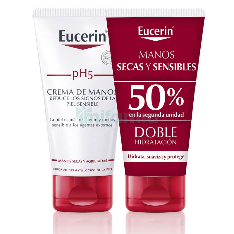 Eucerin pH5 Crema De Manos 75ml 75 ml DUPLO