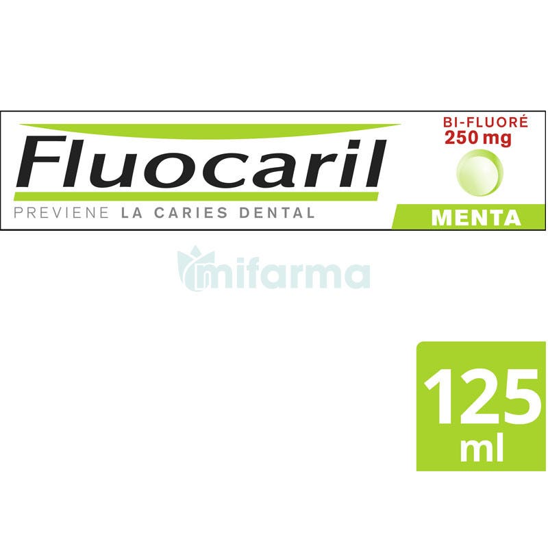 Fluocaril Bi-Fluore 250 Pasta Dentifrica Sabor Menta 125 ml
