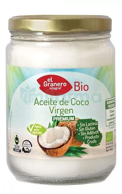 El Granero Integral Aceite de Coco Virgen Bio 500 ml