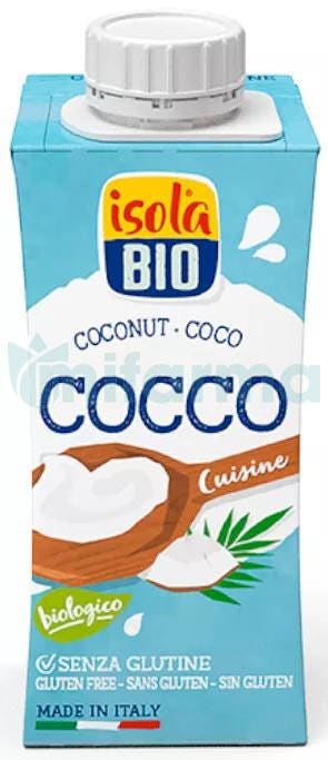 Isola Bio Crema para Cocinar de Coco Bio 200 ml