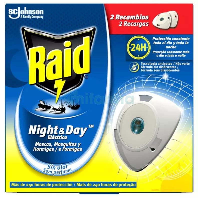 Raid Electrico Night Day Recambio 2 uds