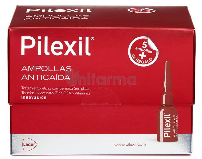 Pilexil Anticaida 15 Ampollas 5 Gratis