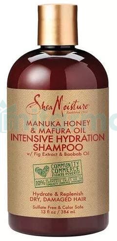Shea Moisture Manuka Honey Mafura Oil Champu Hidratacion Intensiva 384ml
