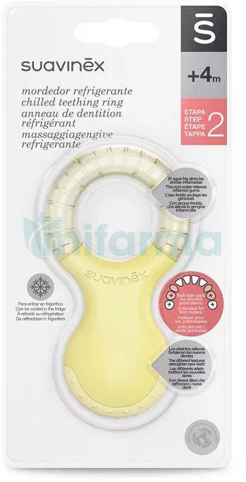 Suavinex Cooling Teether Stage 2 Yellow +4m
