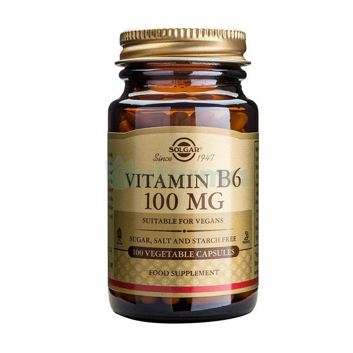 Solgar Vitamina B6 100 mg (Piridoxina) 100 c