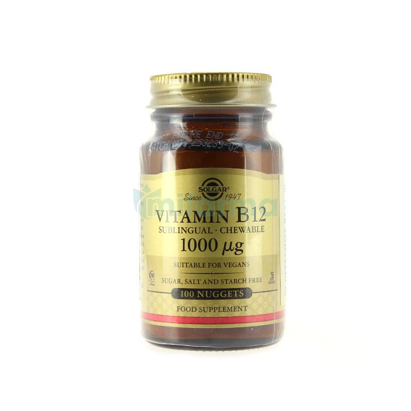 Solgar Vitamina B12 1000 mcg (Cianocobalamina) 100 comp