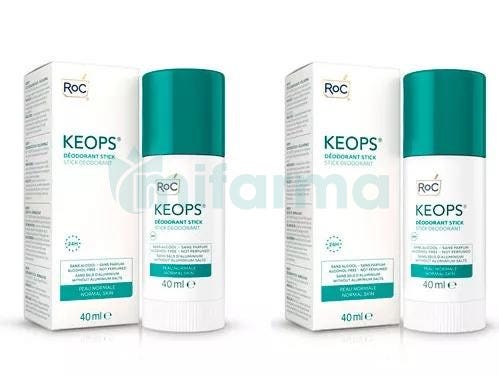 Roc Keops Deo Stick Pieles Normales 2x40 ml