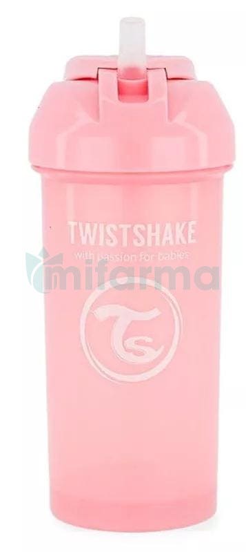 Twistshake Straw Cup 6m 360 ml Rosa Pastel