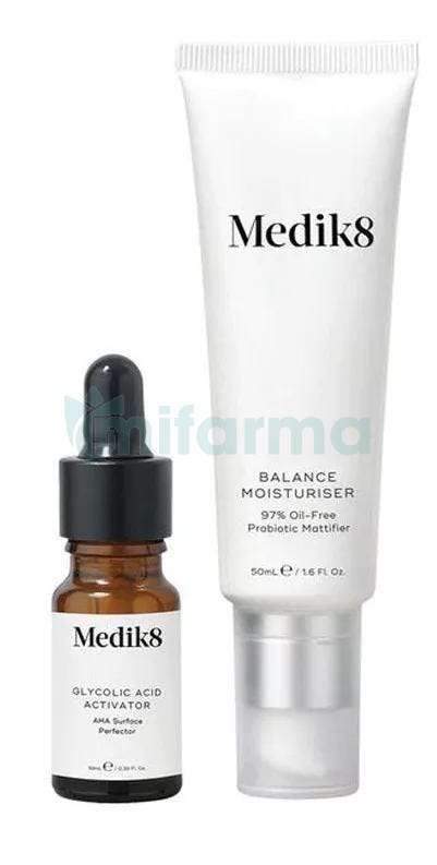 Medik8 Balance Moisturiser With Glycolic Acid Activator 50 ml
