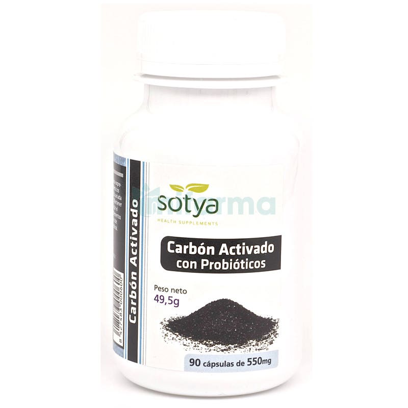 Carbon Vegetal Probiotico Sotya 90 Capsulas