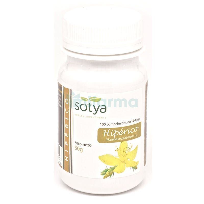 Hiperico 500 mg Sotya 100 Comprimidos