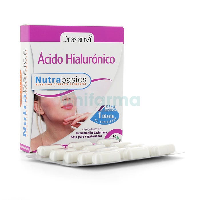 Drasanvi Acido Hialuronico 30 Capsulas Nutrabasicos