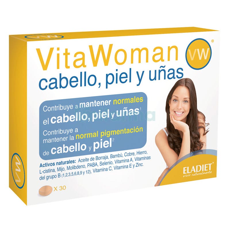 Eladiet Vita Woman Cabello, Piel y Unas 30 comprimidos