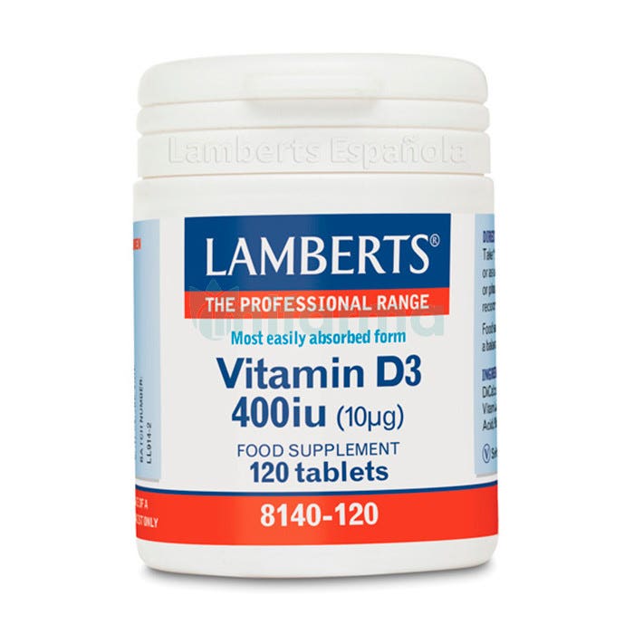 Lamberts Vitamina D3 400 UI (10g) 120 Comprimidos