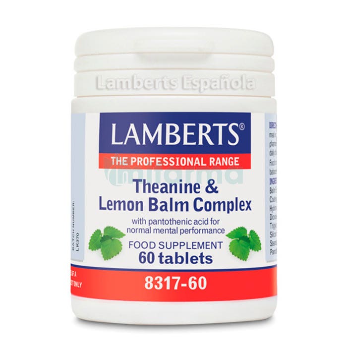 Lamberts Complejo de Teanina y Balsamo de Limon 60 Comprimidos