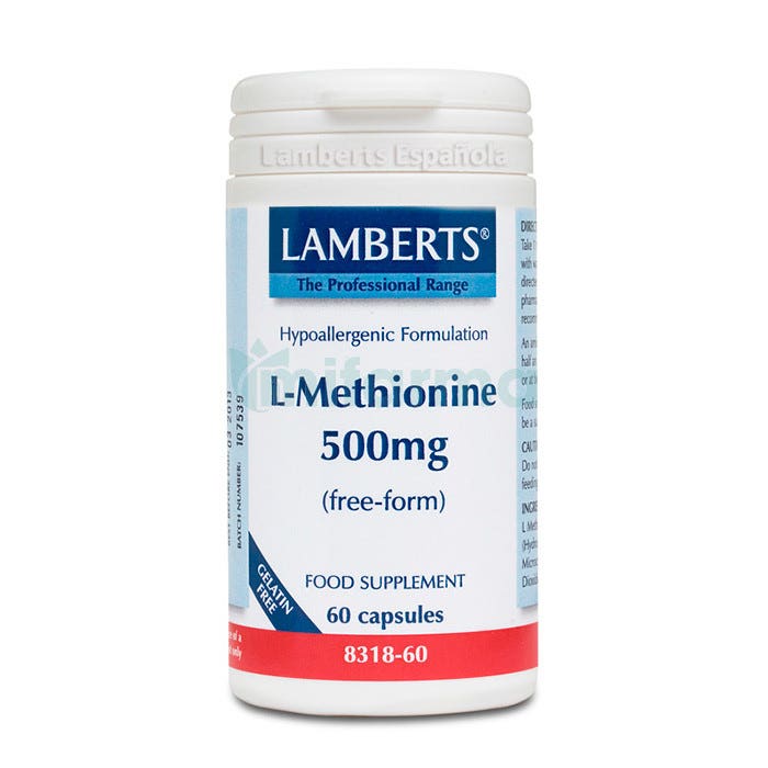 Lamberts L-Metionina 500mg 60 Comprimidos