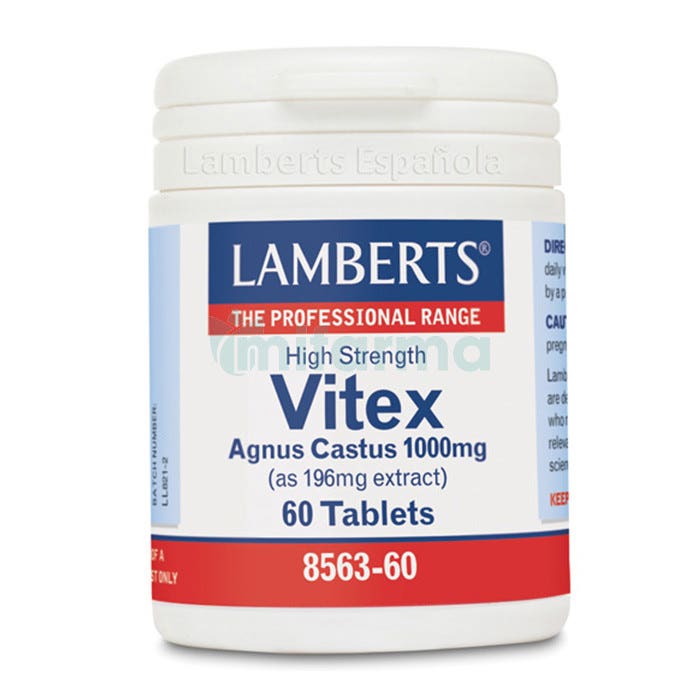 Lamberts Vitex Agnus Castus 1000mg 60 Comprimidos