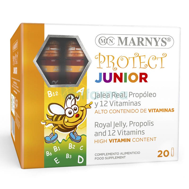 Protect Junior Jalea RealPropoleo12 Vitaminas Marnys 20 Viales de 10ml
