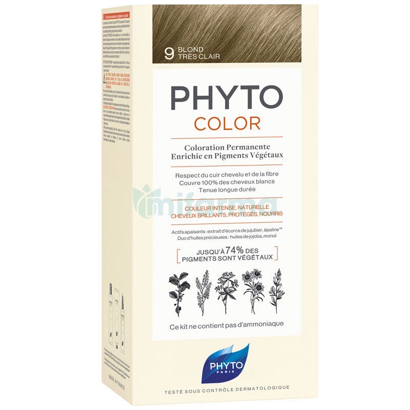 Tinte Phytocolor 9 Rubio Muy Claro