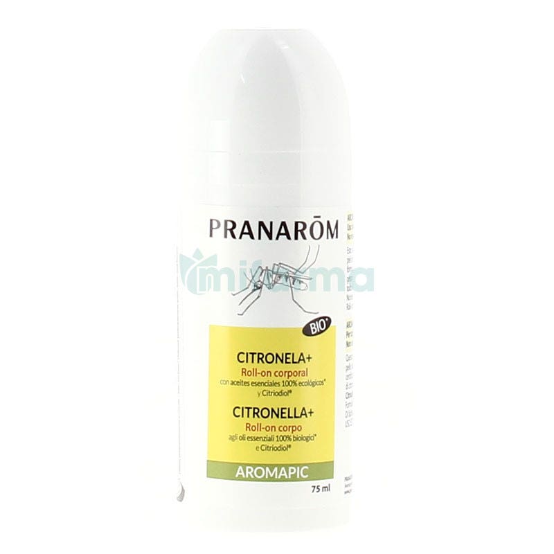 Aromapic Leche Roll-on Citronela BIO Antimosquitos Pranarom 75 ml.
