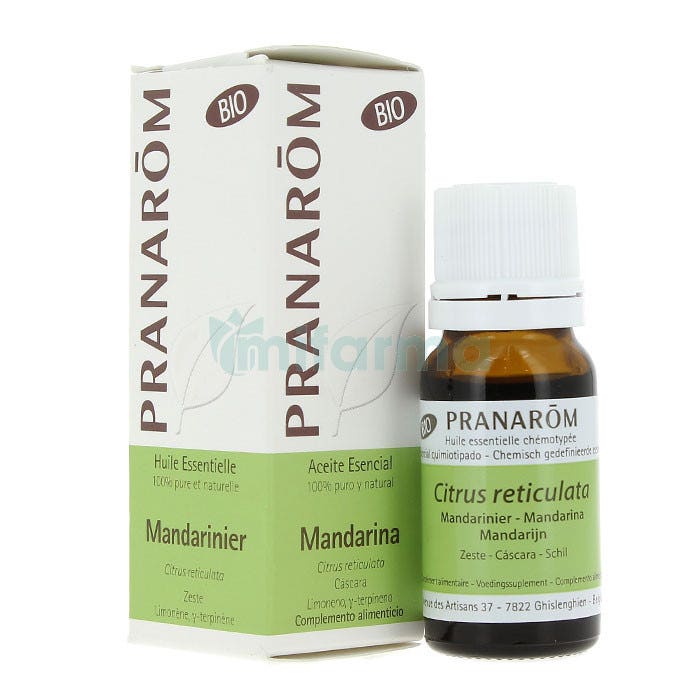 Aceite Esencial Cascara de Mandarina BIO Pranarom 10 ml.