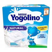 Nestle Yogolino Natural Sin Azucar 6m 4Uds x 100gr