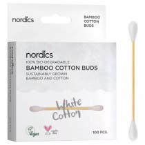 Nordics Biodegradable Bamboo and Cotton Swabs 100 units