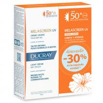Pack Duplo Ducray Melascreen Crema Ligera SPF50 40ml