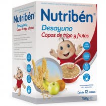 Nutriben Desayuno Copos de Trigo y Fruta 750g