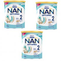 Nestle Nan Optipro 2 Leche Continuacion 3x800 Gr